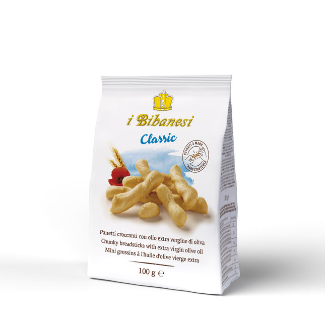 I BIBANESI - CLASSIC Chunky Breadsticks with Extra Virgin Olive Oil