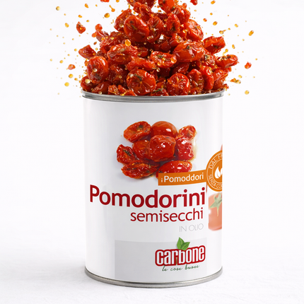 CARBONE Semi-Dried Cherry Tomatoes in Oil 750g