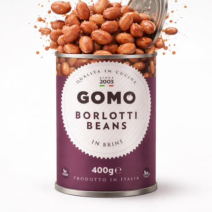GOMO Borlotti Beans In Brine 400g