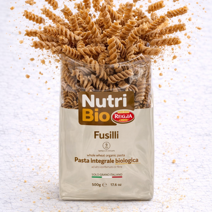 NUTRI BIO Organic Whole Wheat Fusilli 500g