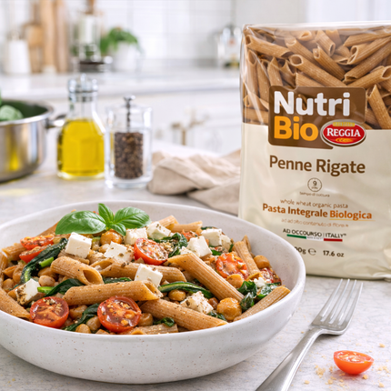 NUTRI BIO Organic Whole Wheat Penne Rigate 500g