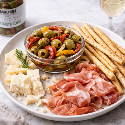 CASALINGA Pitted Italian Antipasto Olives 290g