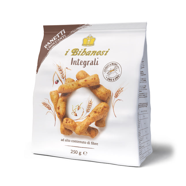 I BIBANESI - WHOLEWHEAT with Wholemeal Flour & Wheat Flakes