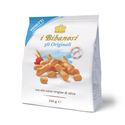 I BIBANESI - CLASSIC Chunky Breadsticks with Extra Virgin Olive Oil