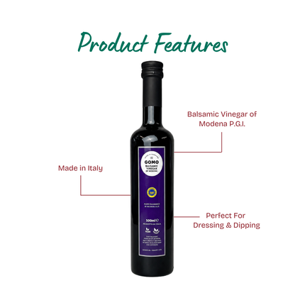 GOMO Balsamic Vinegar of Modena P.G.I. 500ml