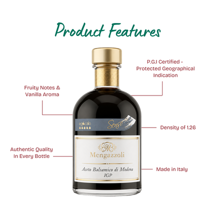 MENGAZZOLI Balsamic Vinegar of Modena PGI Senso Azzurro 250ml