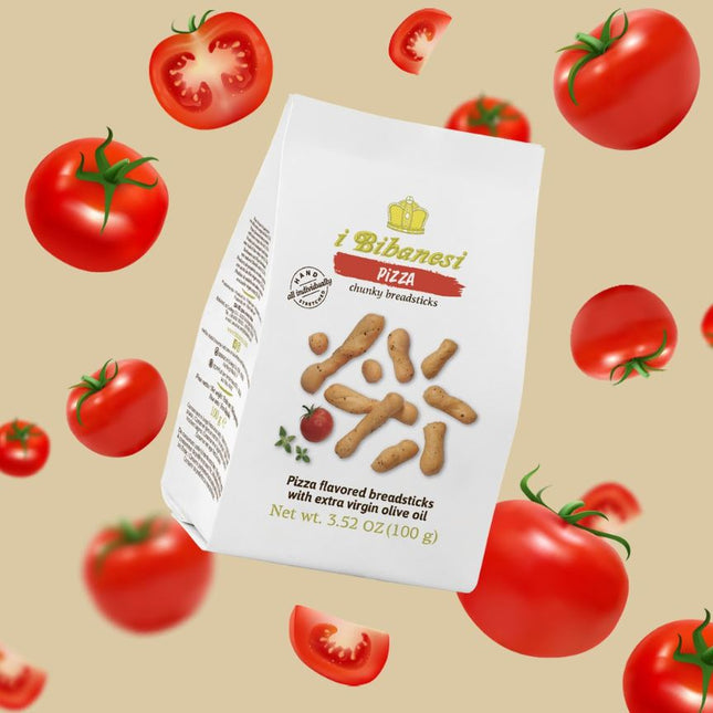 I BIBANESI - PIZZA Chunky Breadsticks with Extra Virgin Olive Oil