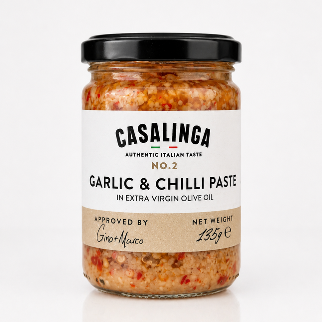 CASALINGA Garlic & Chilli Paste in Extra Virgin Olive Oil 135g