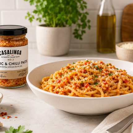 CASALINGA Garlic & Chilli Paste in Extra Virgin Olive Oil 135g