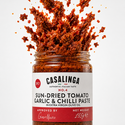CASALINGA Sun-dried Tomato, Garlic & Chilli Paste in Extra Virgin Olive Oil 135g