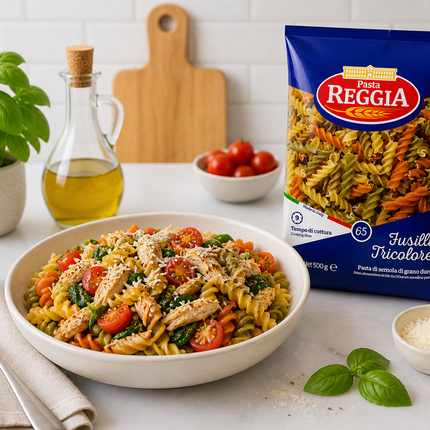 REGGIA #65 Fusilli Tricolore Bronze Die 500g