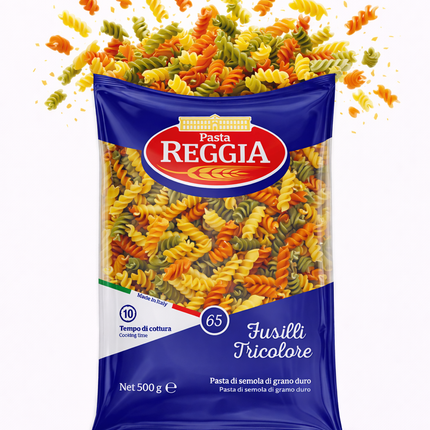REGGIA #65 Fusilli Tricolore Bronze Die 500g
