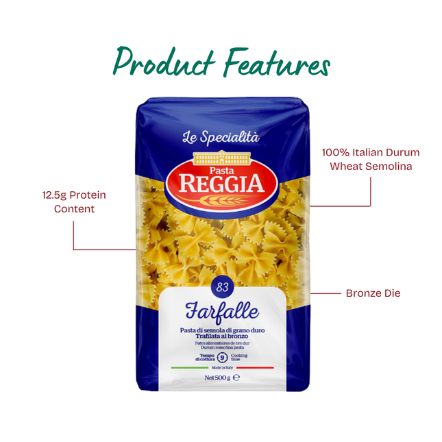 REGGIA #83 Farfalle Bronze Die 500g