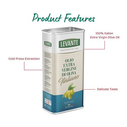 LEVANTE Extra Virgin Olive Oil 3lt