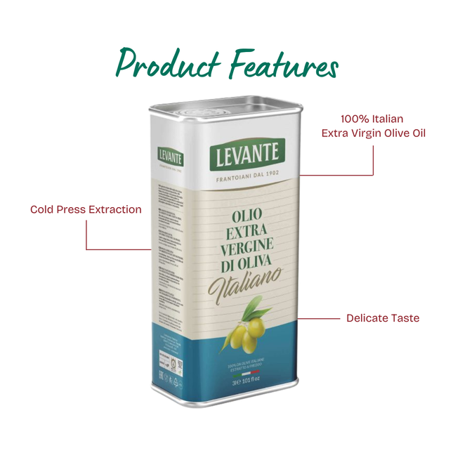 LEVANTE Extra Virgin Olive Oil 3lt