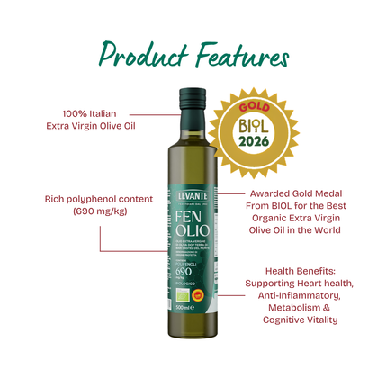 LEVANTE Organic P.D.O. FENOLIO EVO 500ml