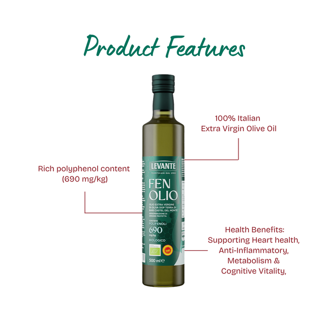 LEVANTE Organic P.D.O. FENOLIO EVO 500ml
