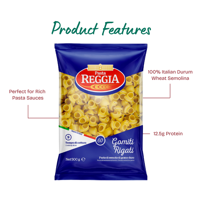 REGGIA #60 Gomiti Rigati 500g