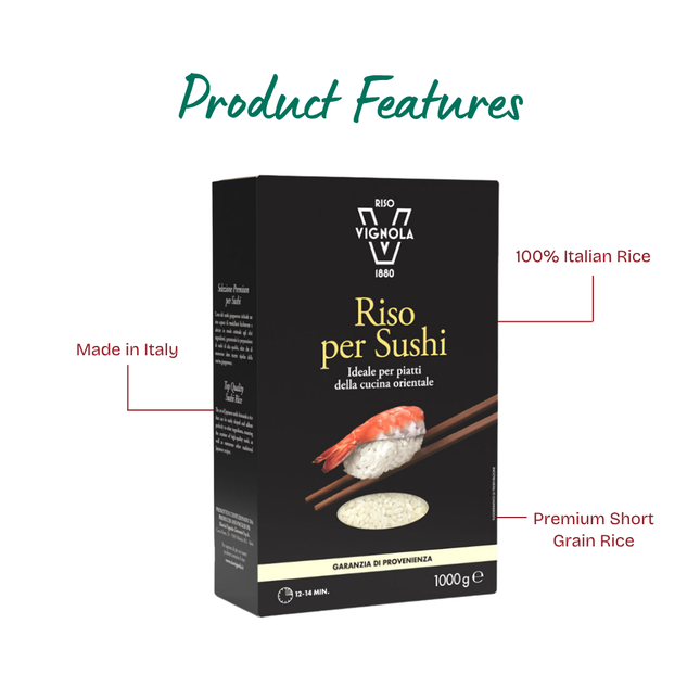 VIGNOLA Sushi Rice 1kg