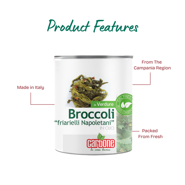 CARBONE Friarielli in Oil 750g