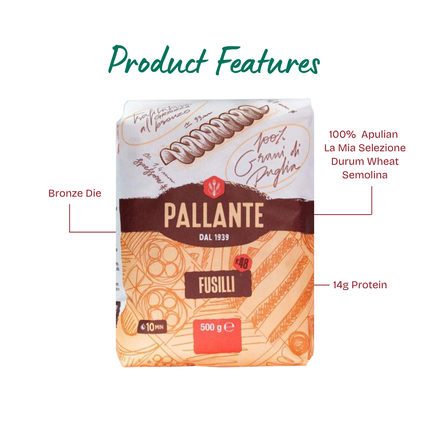 PALLANTE #48 Fusilli Bronze Die 500g