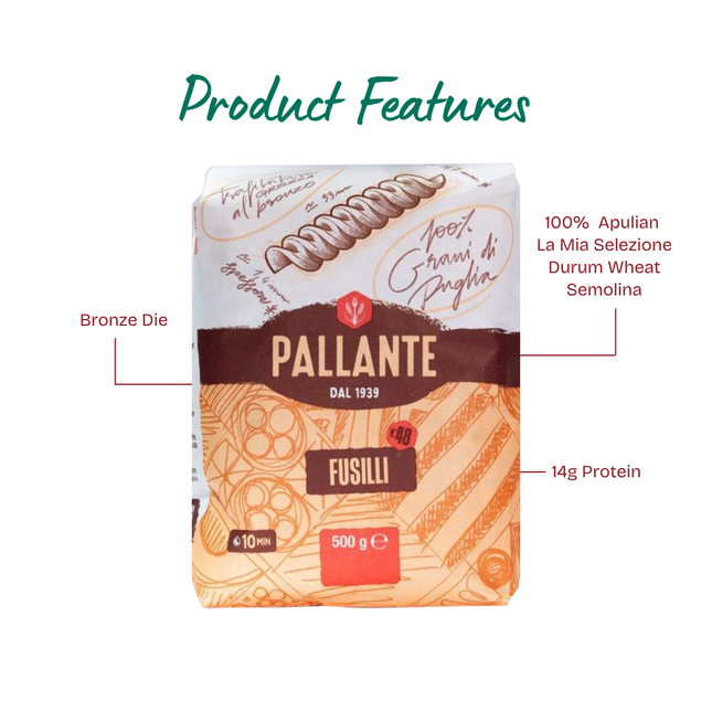 PALLANTE #48 Fusilli Bronze Die 500g