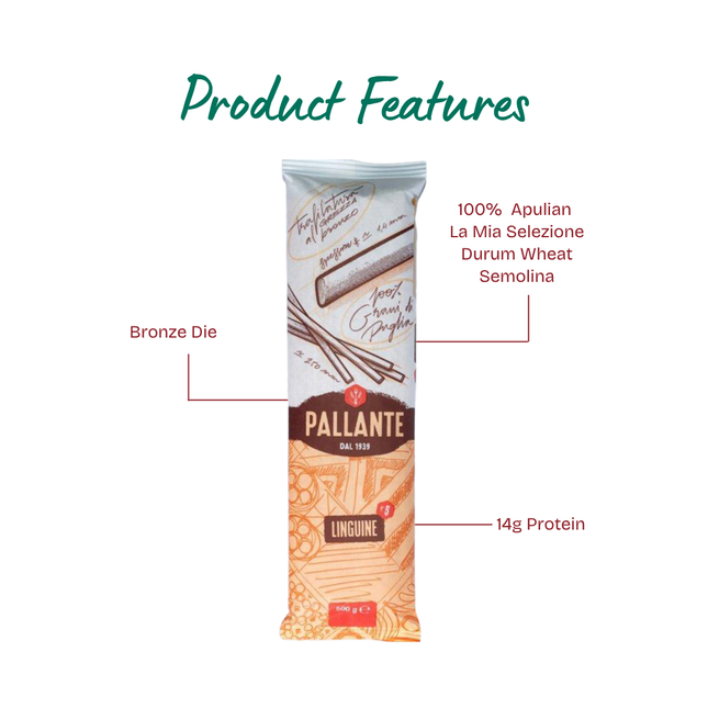 PALLANTE #5 Linguine Bronze Die 500g