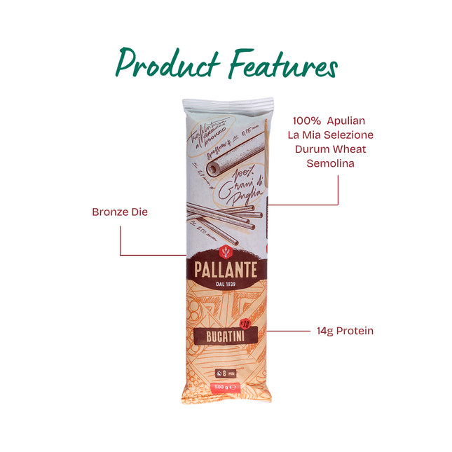 PALLANTE #15 Bucatini Bronze 500g