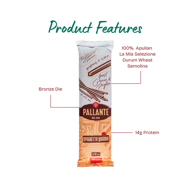 PALLANTE #111 Spaghetto Quadro Bronze 500g