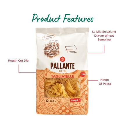 PALLANTE #614 Tagliatelle Nests 500g