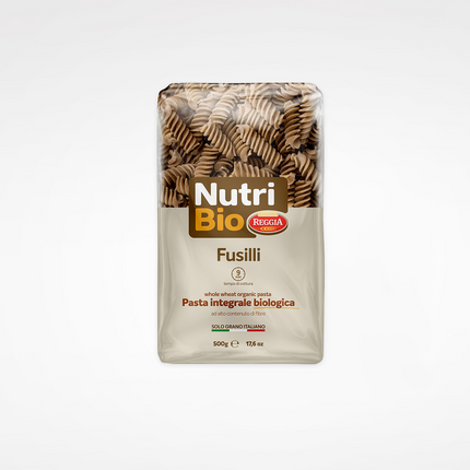 NUTRI BIO Organic Whole Wheat Fusilli 500g