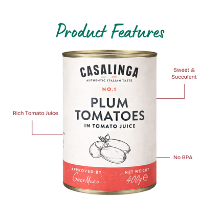CASALINGA Plum Tomatoes 400g