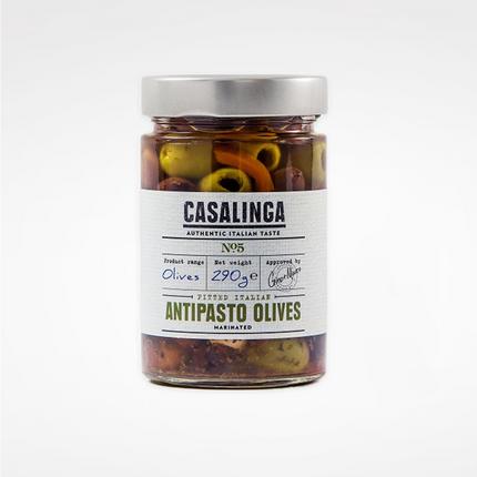 CASALINGA Pitted Italian Antipasto Olives 290g