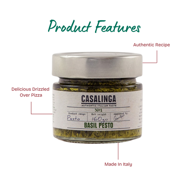 CASALINGA Basil Pesto 160g