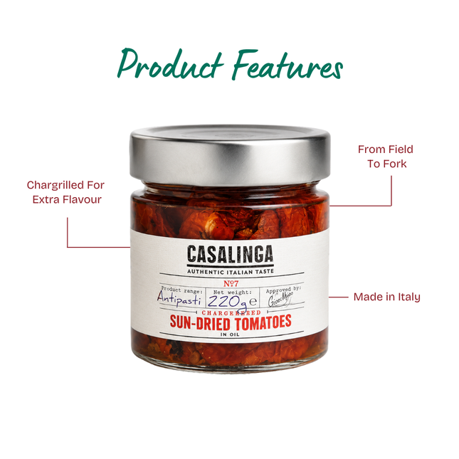 CASALINGA Chargrilled Sun-dried Tomatoes 220g
