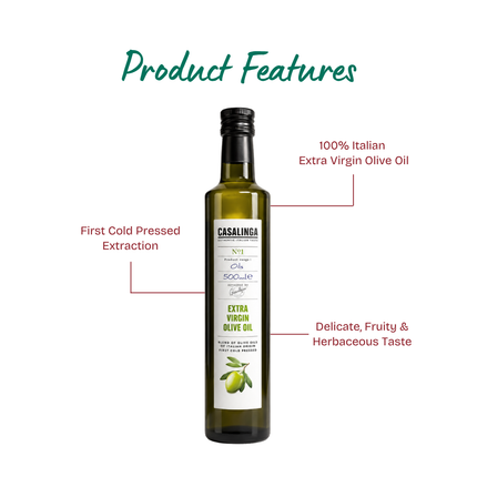 CASALINGA Italian Extra Virgin Olive Oil 500ml