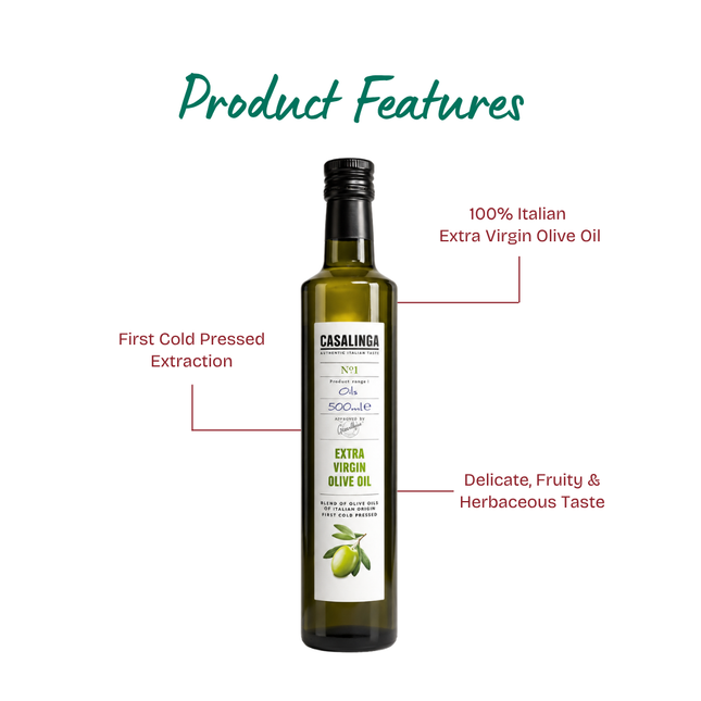 CASALINGA Italian Extra Virgin Olive Oil 500ml