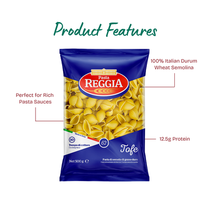 REGGIA #62 Tofe (Shells) 500g