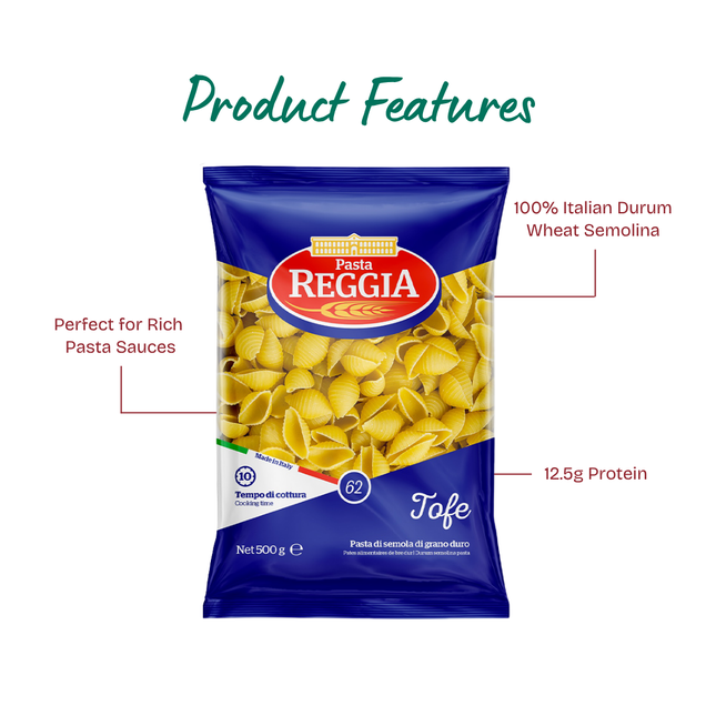 REGGIA #62 Tofe (Shells) 500g