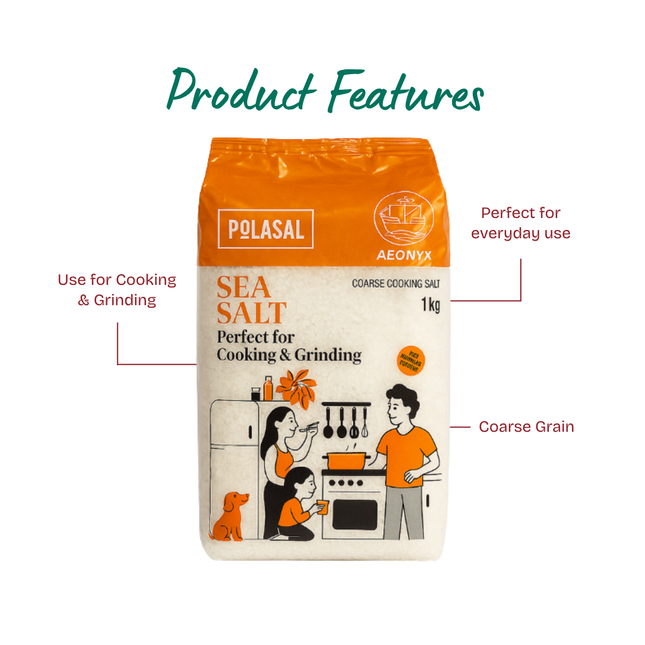POLASAL Sea Salt COARSE 1kg