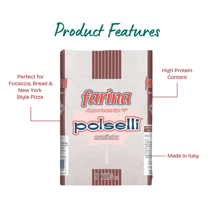 POLSELLI Manitoba Flour 1kg