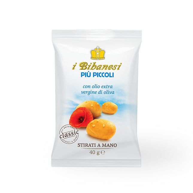 I BIBANESI - CLASSIC Chunky Bread Bites with Extra Virgin Olive Oil 40g